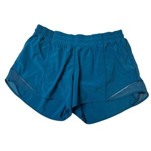 NWT Lululemon Hotty Hot Short *High-Rise Long 4" Desert Teal size 12